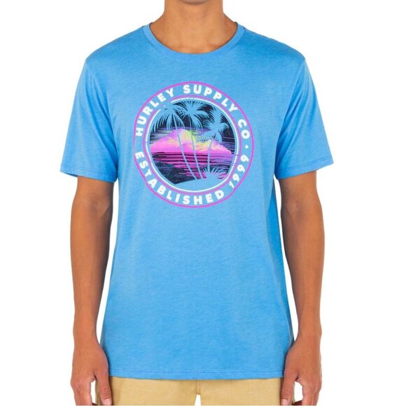 Hurley Other - Hurley Da Sunset Brah Blue Graphic Men’s T-shirt